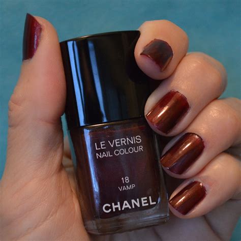 chanel vamp polish|Chanel vamp nail polish review.